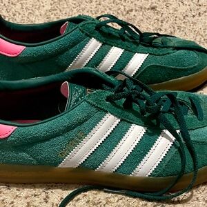 adidas Green and Pink Sneakers